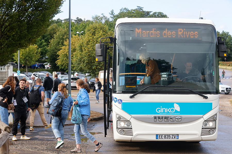 navette de bus pour les Mardis des rives